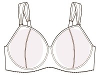 Bra Pattern, Full Cup #4011