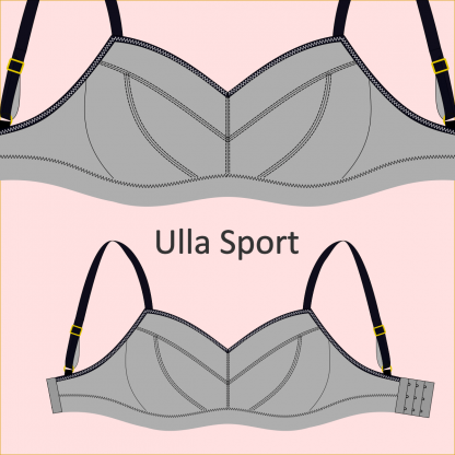 Ulla Sports bra sewing pattern
